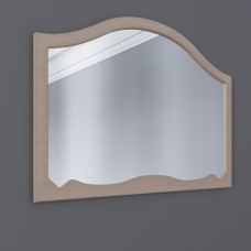 Зеркало из массива накомодное Суламифь цвет Слоновая кость
